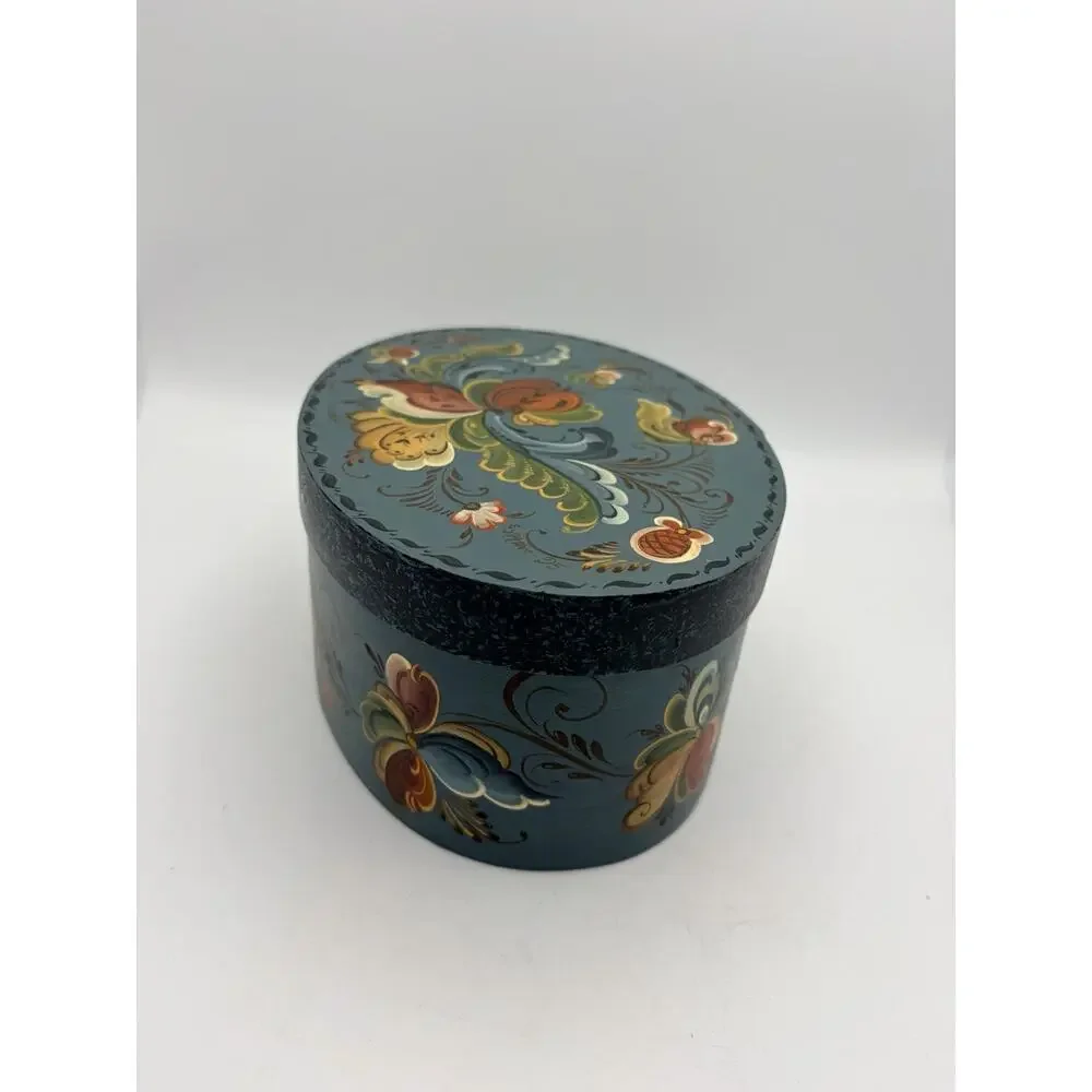 Authentic Scandinavian Bent Wood Box. Hand Made.